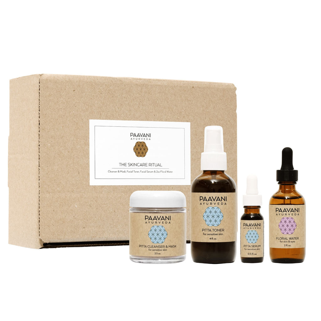 Pitta Skincare Ritual | Ayurvedic Set for Sensitive & Reactive Skin