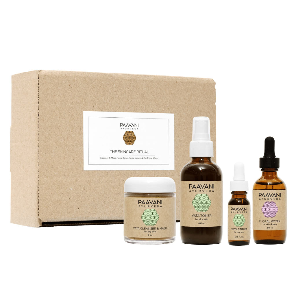 Vata Skincare Ritual | Ayurvedic Set for Dry & Delicate Skin